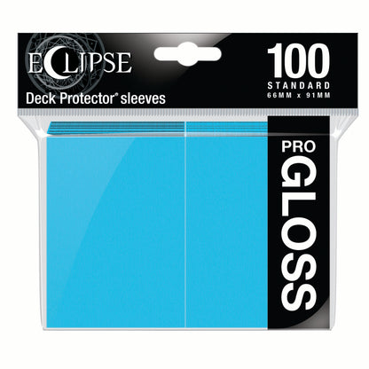 Ultra PRO: Standard 100ct Sleeves - Eclipse Gloss (Sky Blue)