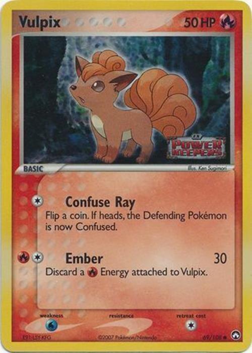Vulpix (69/108) (Stamped) [EX: Power Keepers] | Red Riot Games CA