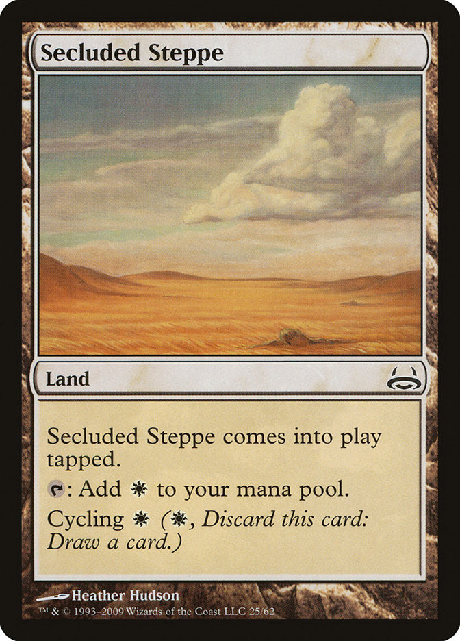 Secluded Steppe [Duel Decks: Divine vs. Demonic] | Red Riot Games CA