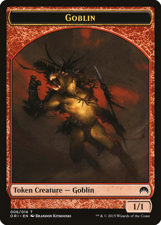 Goblin Token [Magic Origins Tokens] | Red Riot Games CA