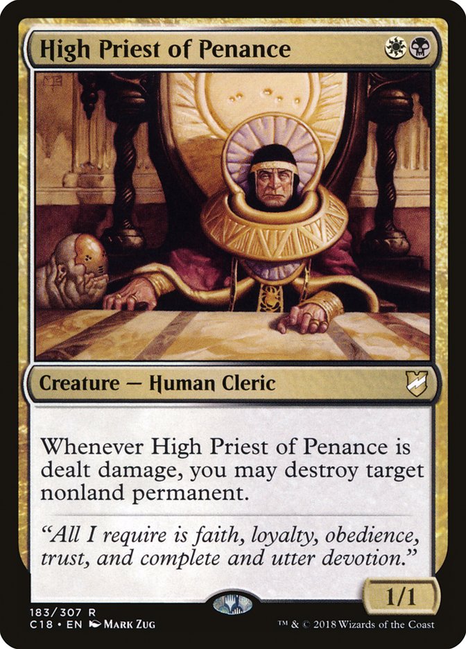 High Priest of Penance [Commander 2018] | Red Riot Games CA