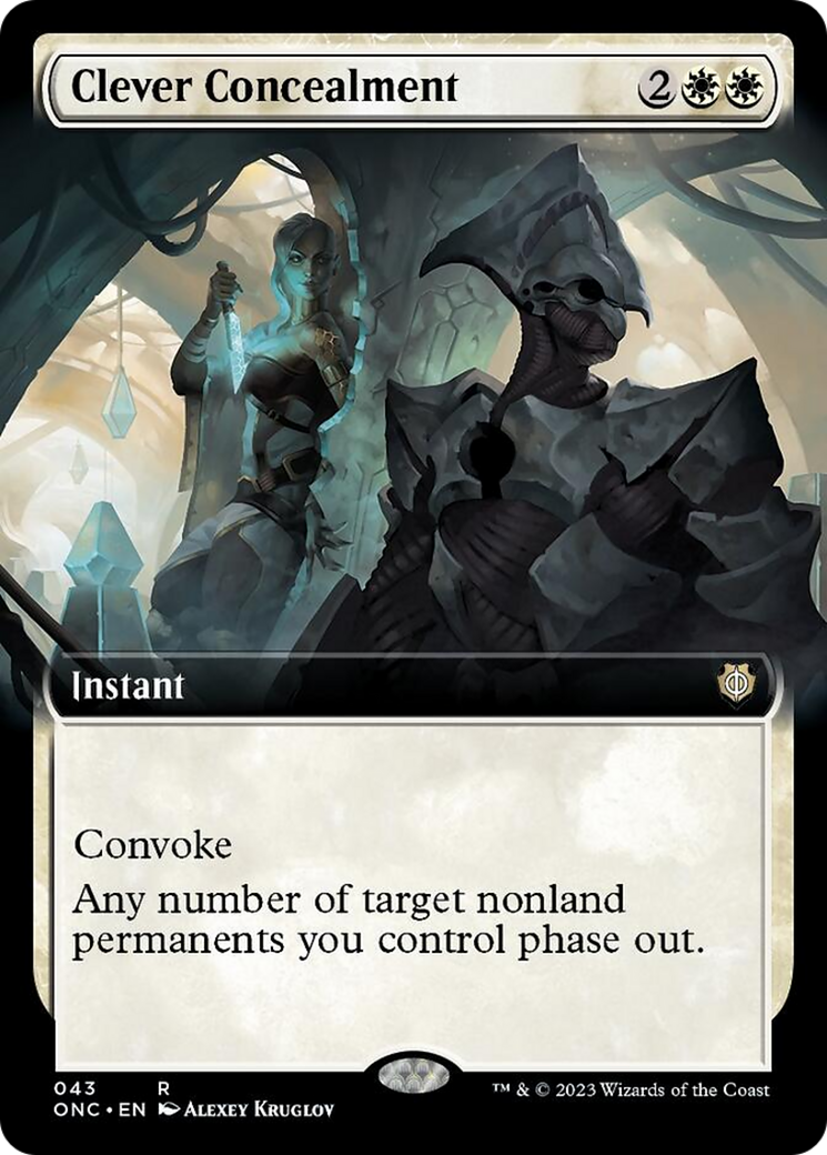 Clever Concealment (Extended Art) [Phyrexia: All Will Be One Commander] | Red Riot Games CA