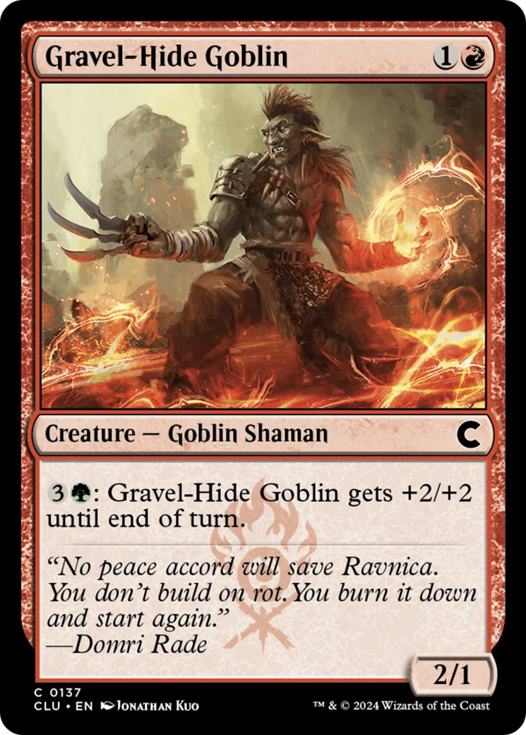 Gravel-Hide Goblin [Ravnica: Clue Edition] | Red Riot Games CA