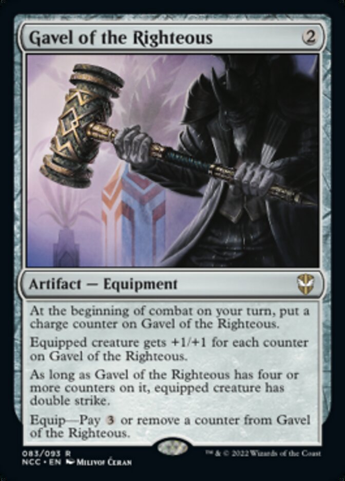 Gavel of the Righteous [Streets of New Capenna Commander] | Red Riot Games CA