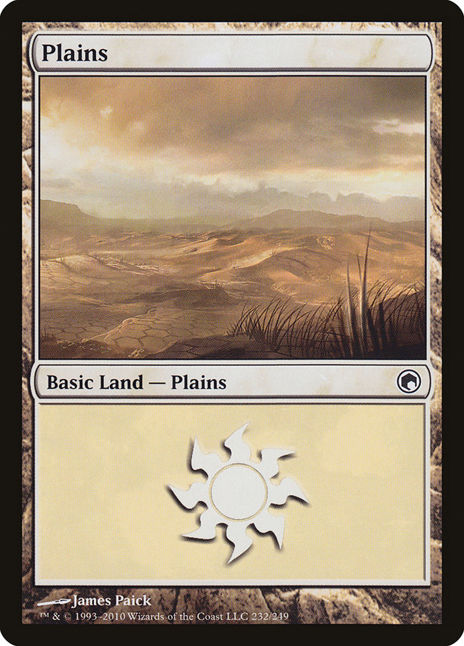 Plains (232) [Scars of Mirrodin] | Red Riot Games CA