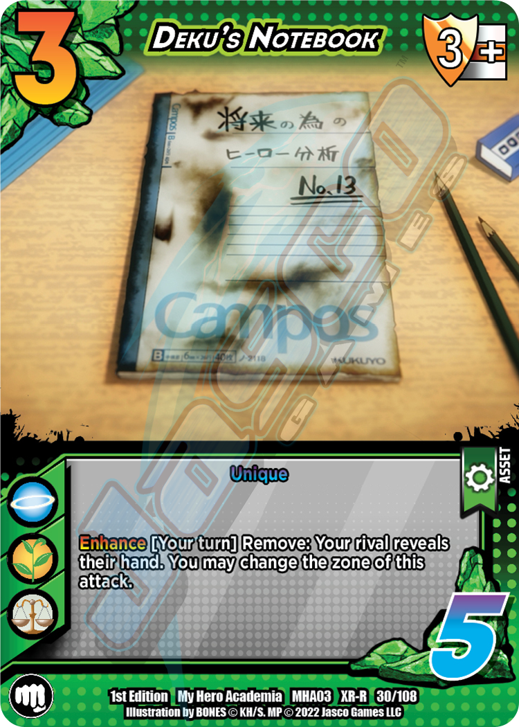 Deku's Notebook (XR) [Heroes Clash]