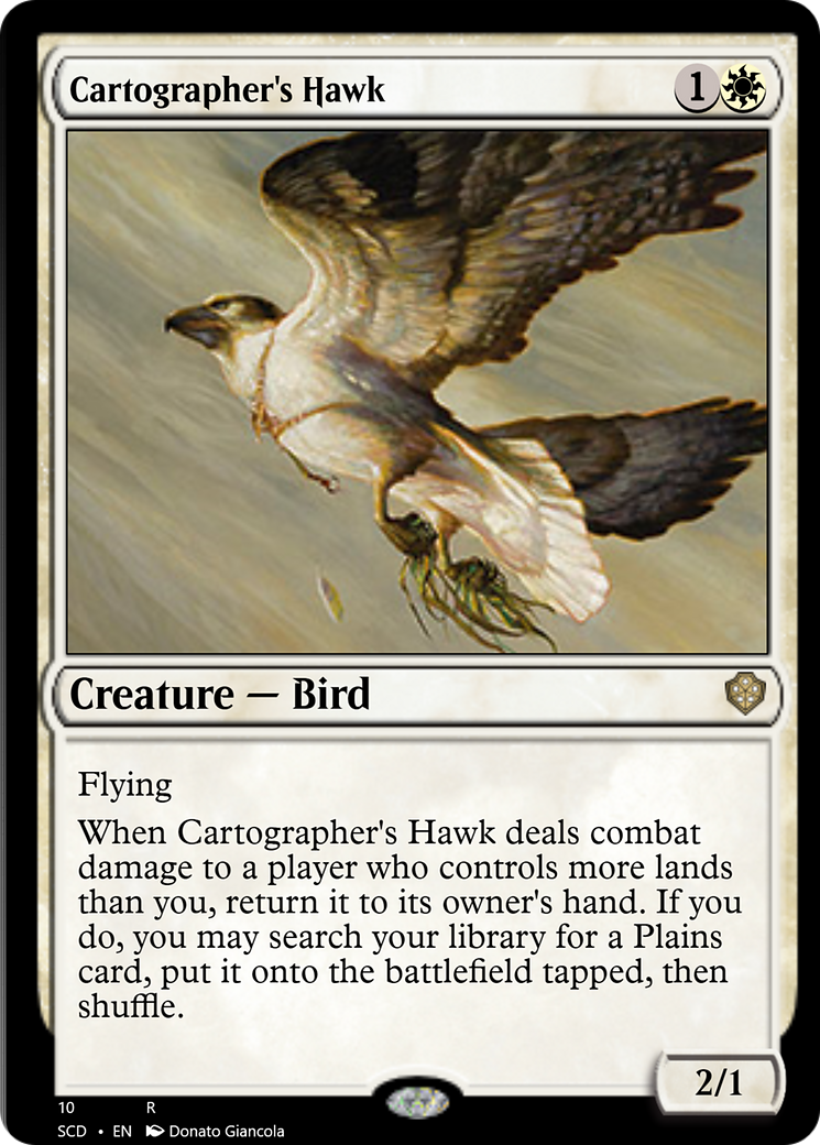 Cartographer's Hawk [Starter Commander Decks] | Red Riot Games CA