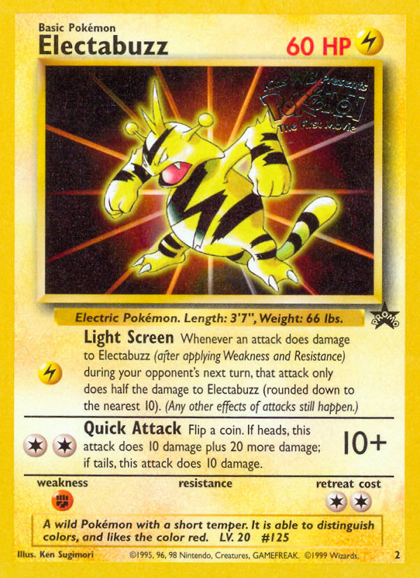 Electabuzz (2) [Wizards of the Coast: Black Star Promos] | Red Riot Games CA