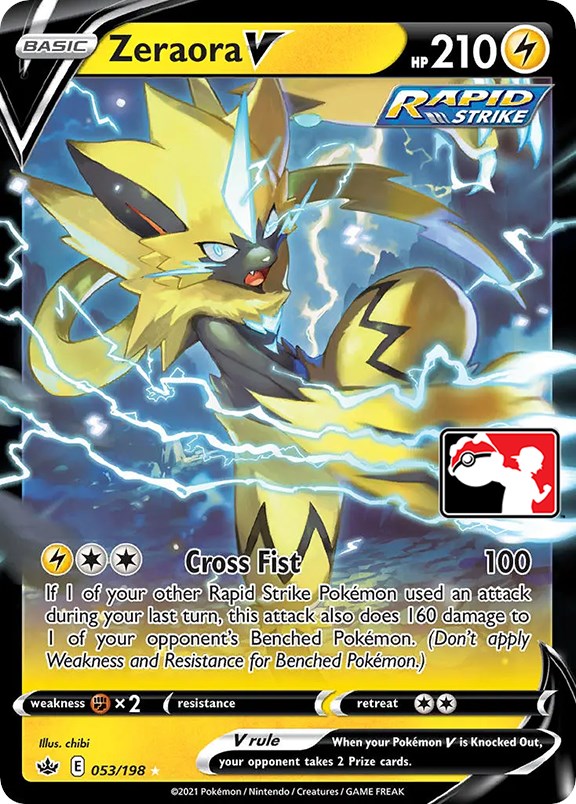 Zeraora V (053/198) [Prize Pack Series One] | Red Riot Games CA