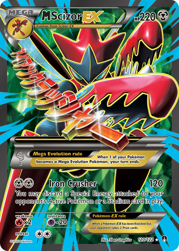 M Scizor EX (120/122) [XY: BREAKpoint] | Red Riot Games CA