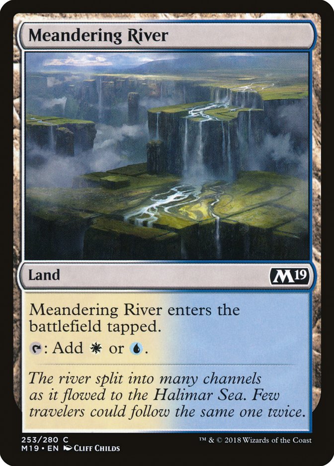 Meandering River [Core Set 2019] | Red Riot Games CA