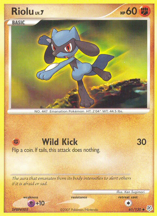 Riolu (61/130) [Diamond & Pearl: Base Set] | Red Riot Games CA