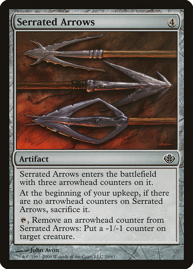 Serrated Arrows [Duel Decks: Garruk vs. Liliana] | Red Riot Games CA