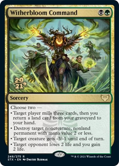 Witherbloom Command [Strixhaven: School of Mages Prerelease Promos] | Red Riot Games CA