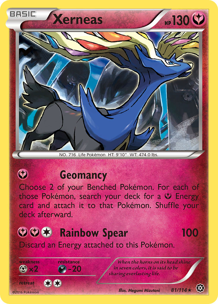 Xerneas (81/114) [XY: Steam Siege] | Red Riot Games CA