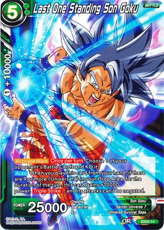 Last One Standing Son Goku (EX03-14) [Ultimate Box] | Red Riot Games CA