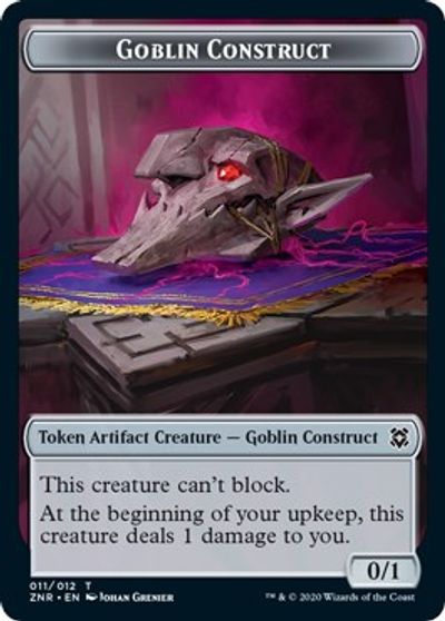 Satyr // Goblin Construct Double-Sided Token [Challenger Decks 2021 Tokens] | Red Riot Games CA