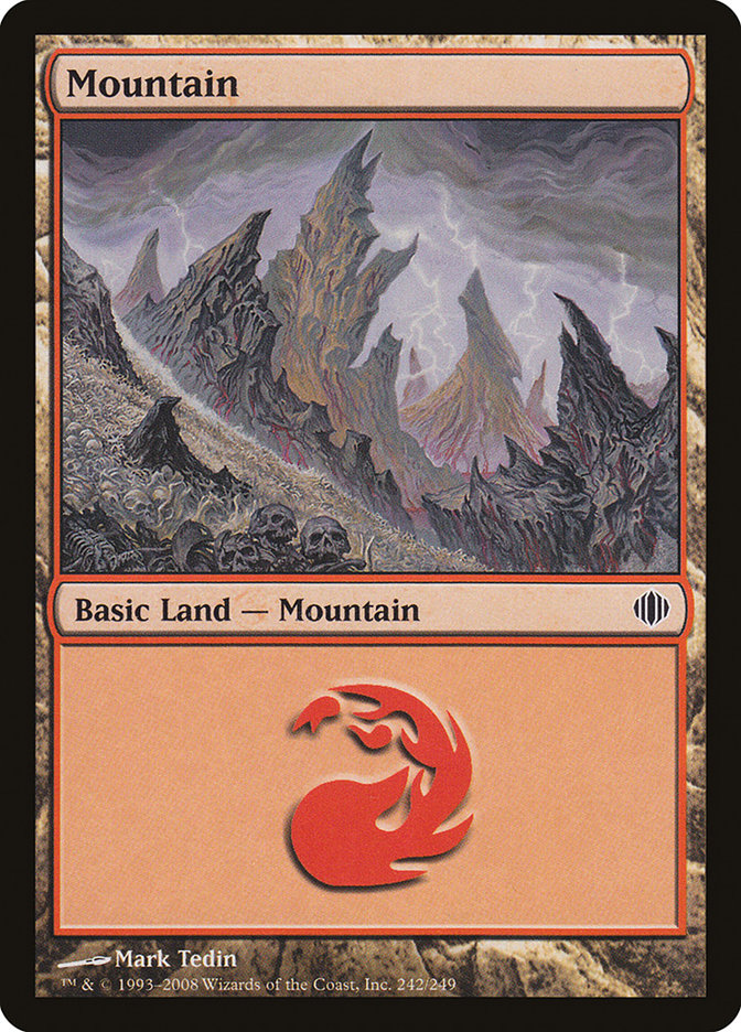 Mountain (242) [Shards of Alara] | Red Riot Games CA