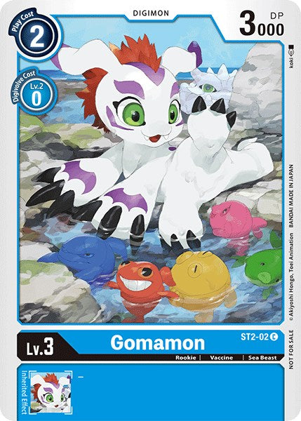 Gomamon [ST2-02] (Official Tournament Pack Vol.3) [Starter Deck: Cocytus Blue Promos] | Red Riot Games CA