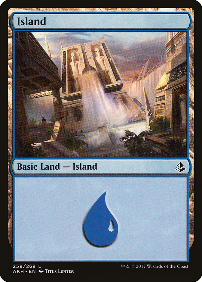 Island (259) [Amonkhet] | Red Riot Games CA