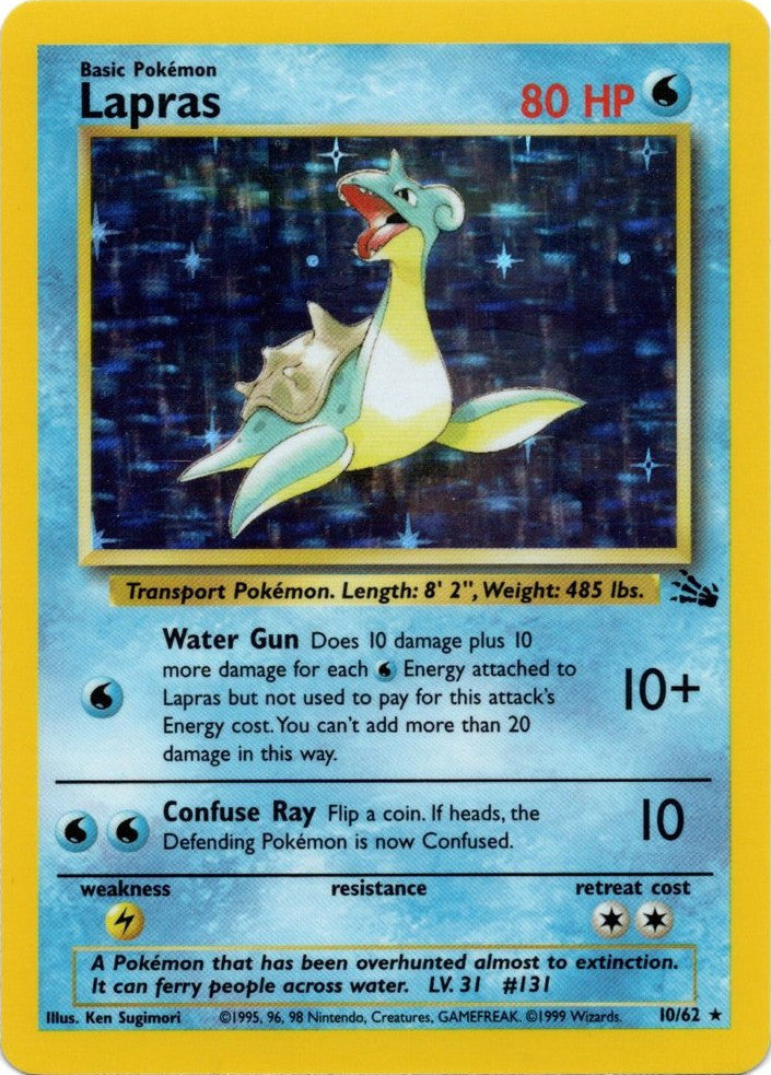 Lapras (10/62) [Fossil Unlimited] | Red Riot Games CA