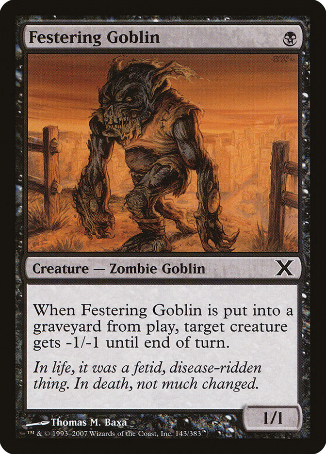 Festering Goblin [Tenth Edition] | Red Riot Games CA