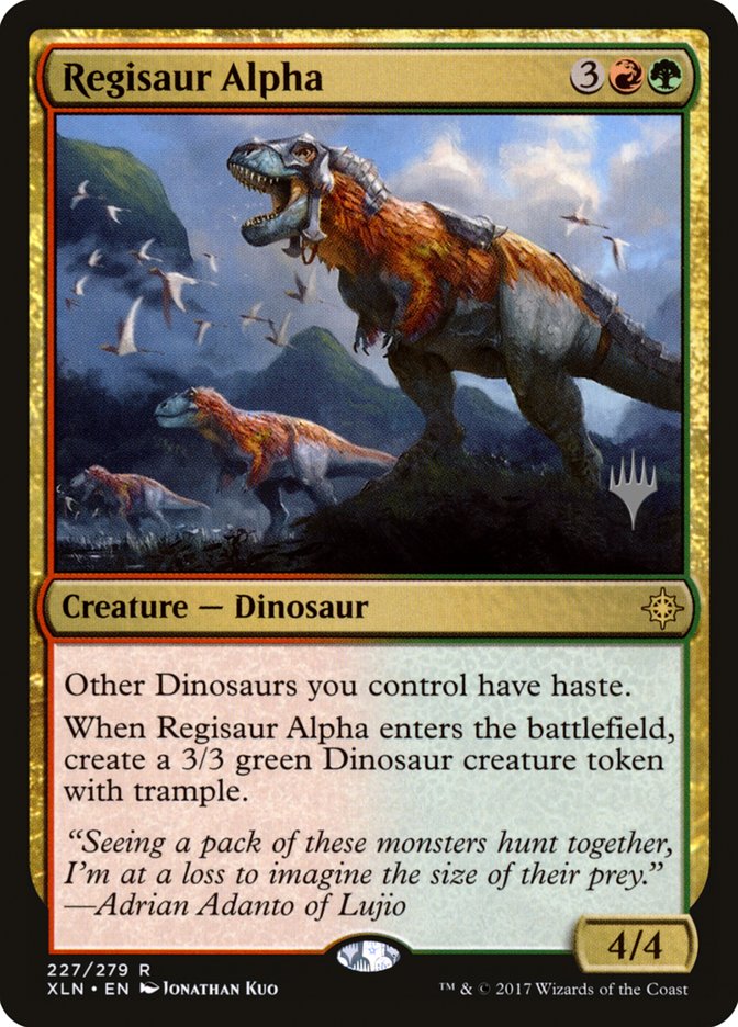 Regisaur Alpha (Promo Pack) [Ixalan Promos] | Red Riot Games CA