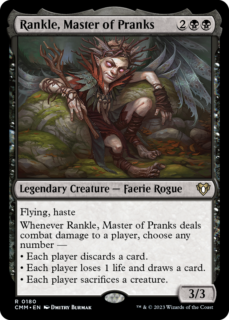 Rankle, Master of Pranks [Commander Masters] | Red Riot Games CA