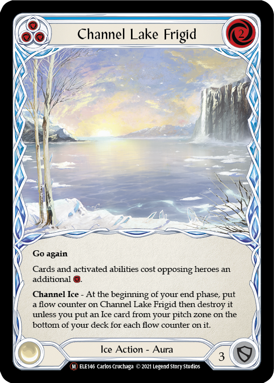 Channel Lake Frigid [U-ELE146] (Tales of Aria Unlimited)  Unlimited Rainbow Foil | Red Riot Games CA