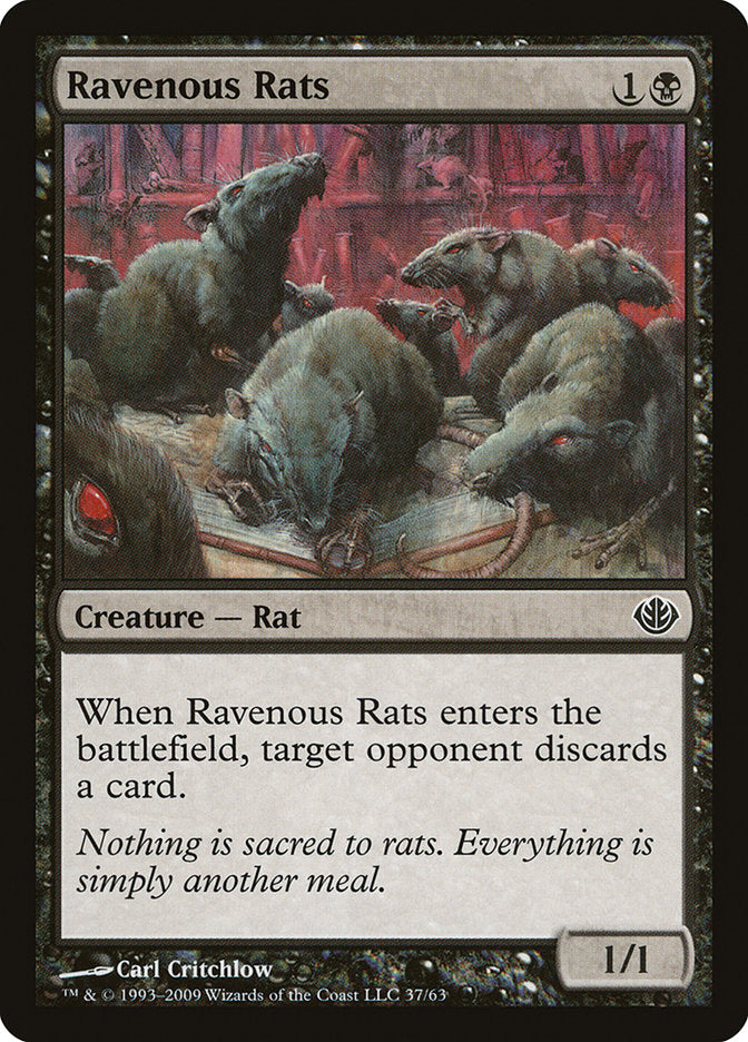 Ravenous Rats [Duel Decks: Garruk vs. Liliana] | Red Riot Games CA