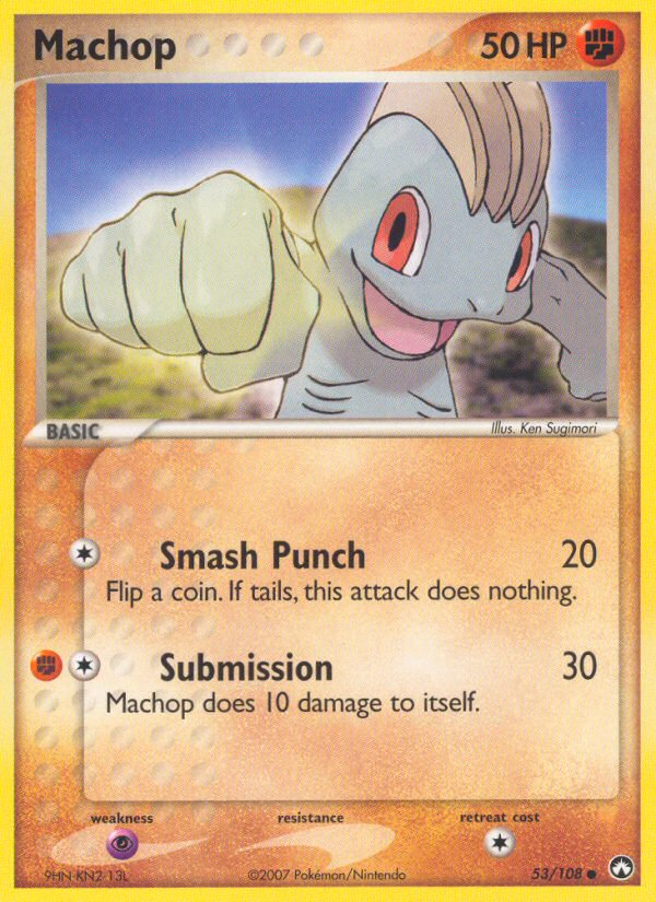 Machop (53/108) [EX: Power Keepers] | Red Riot Games CA