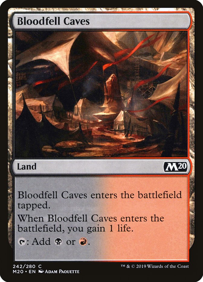 Bloodfell Caves [Core Set 2020] | Red Riot Games CA