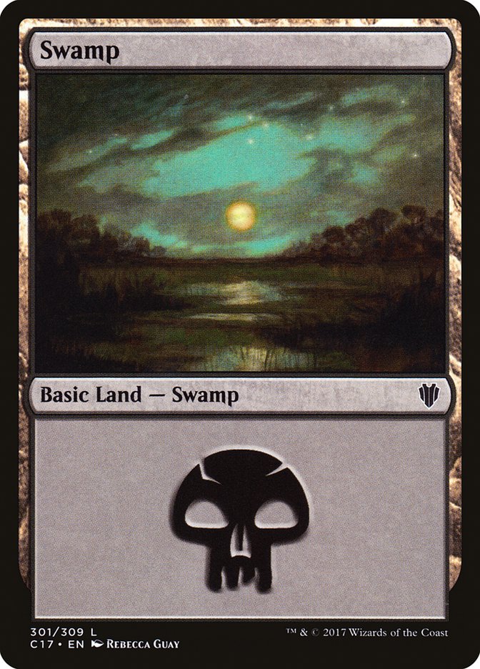 Swamp (301) [Commander 2017] | Red Riot Games CA