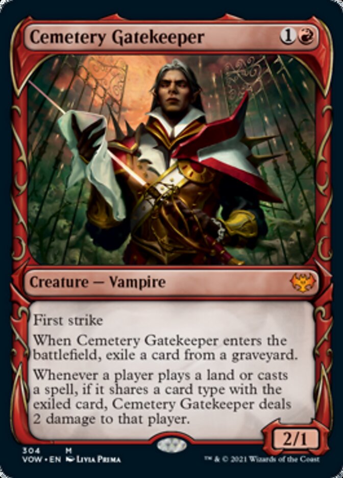 Cemetery Gatekeeper (Showcase Fang Frame) [Innistrad: Crimson Vow] | Red Riot Games CA