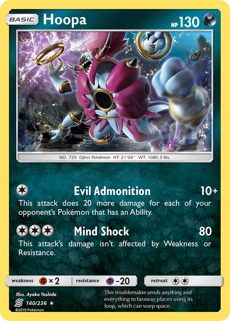 Hoopa (140/236) [Sun & Moon: Unified Minds] | Red Riot Games CA