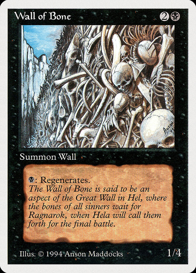 Wall of Bone [Summer Magic / Edgar] | Red Riot Games CA