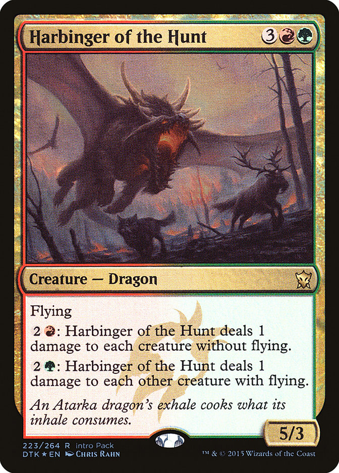 Harbinger of the Hunt (Intro Pack) [Dragons of Tarkir Promos] | Red Riot Games CA