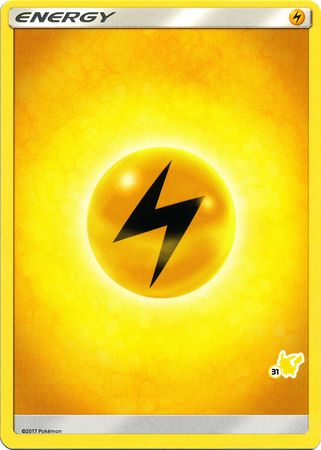 Lightning Energy (Pikachu Stamp #31) [Battle Academy 2020] | Red Riot Games CA