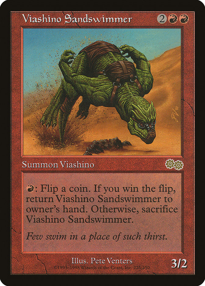 Viashino Sandswimmer [Urza's Saga] | Red Riot Games CA