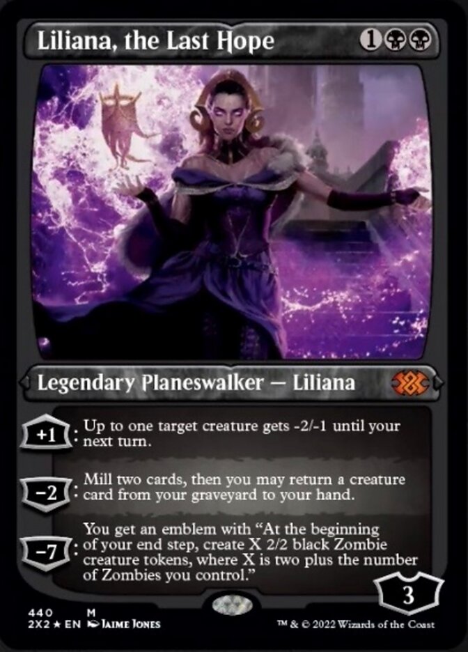 Liliana, the Last Hope (Foil Etched) [Double Masters 2022] | Red Riot Games CA