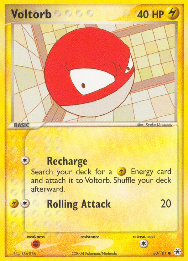 Voltorb (80/101) [EX: Hidden Legends] | Red Riot Games CA