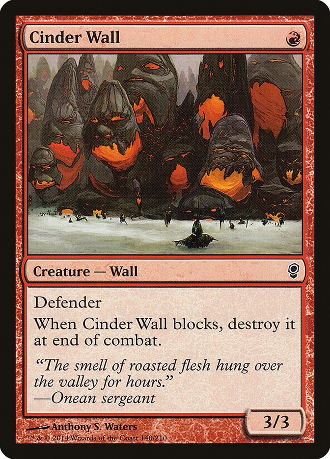 Cinder Wall [Conspiracy] | Red Riot Games CA