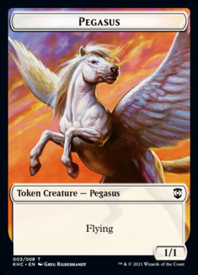 Pegasus Token [Kaldheim Commander Tokens] | Red Riot Games CA