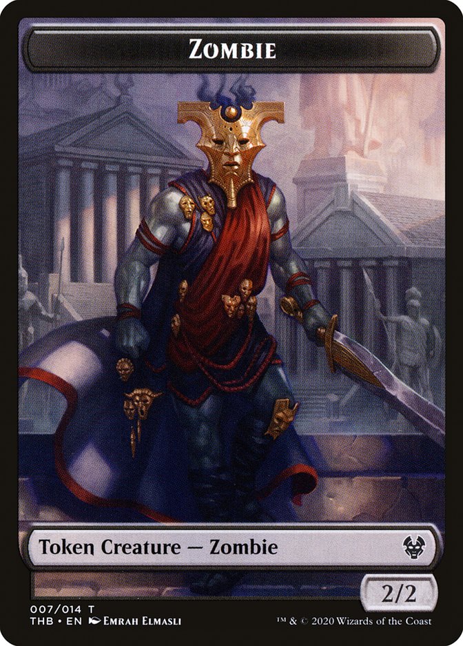 Zombie Token [Theros Beyond Death Tokens] | Red Riot Games CA