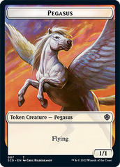 Pegasus // Faerie Double-Sided Token [Starter Commander Decks] | Red Riot Games CA