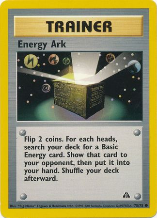Energy Ark (75/75) [Neo Discovery Unlimited] | Red Riot Games CA