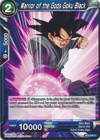 Warrior of the Gods Goku Black (BT2-055) [Union Force] | Red Riot Games CA