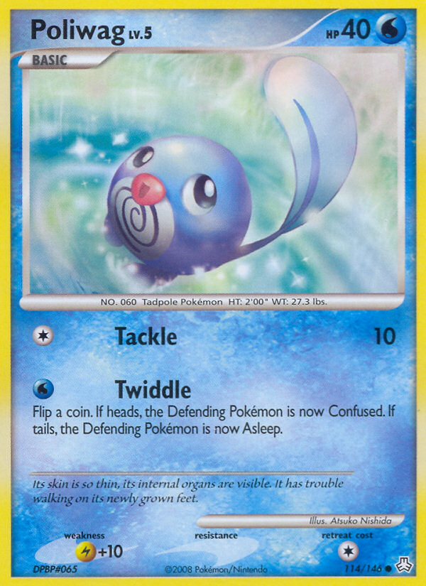Poliwag (114/146) [Diamond & Pearl: Legends Awakened] | Red Riot Games CA