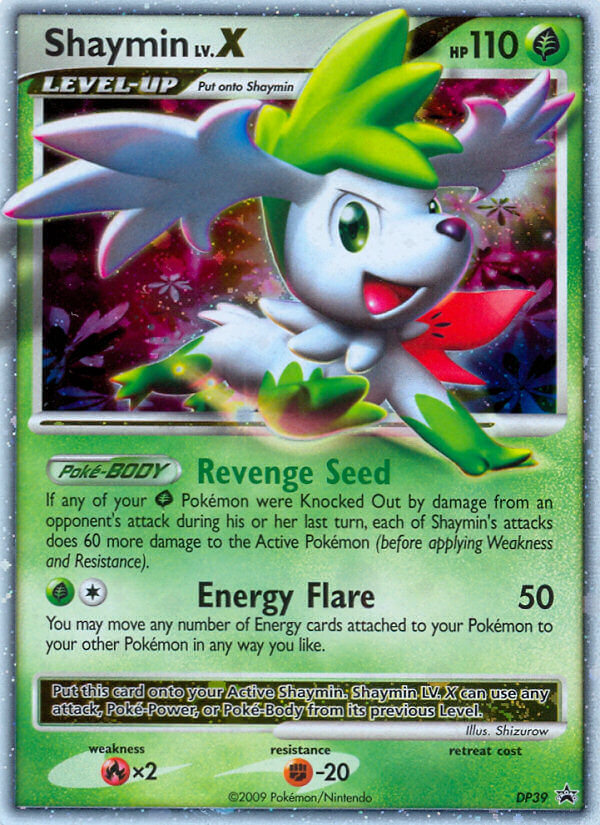 Shaymin LV.X (DP39) [Diamond & Pearl: Black Star Promos] | Red Riot Games CA