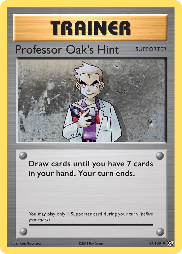 Professor Oak's Hint (84/108) [XY: Evolutions] | Red Riot Games CA